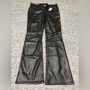 NWT Gap Baby Boot Faux Leather Pants Size 29/8